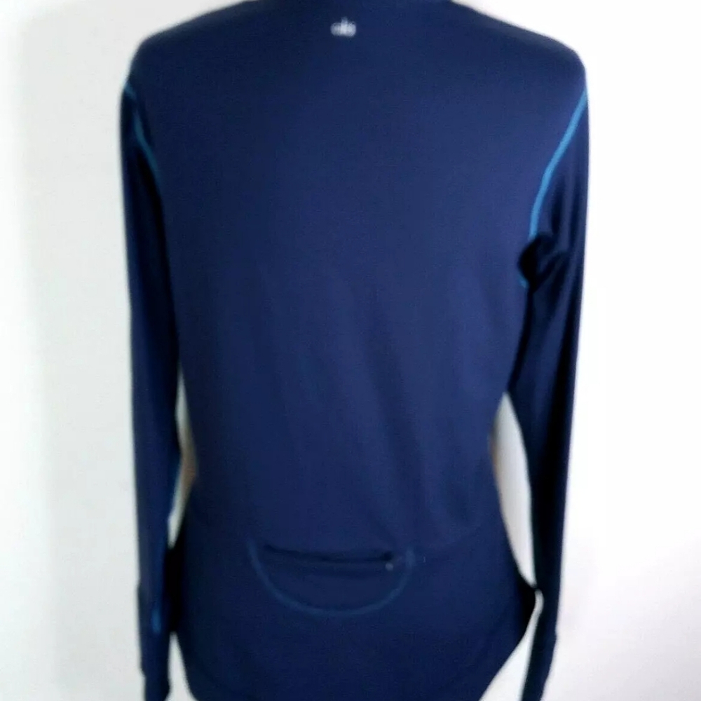 alo COOL FIT   Blue 1/4 Zip Women's Long Sleeve,ACTIVEWEAR Shirt SZ Small - Picture 3 of 9